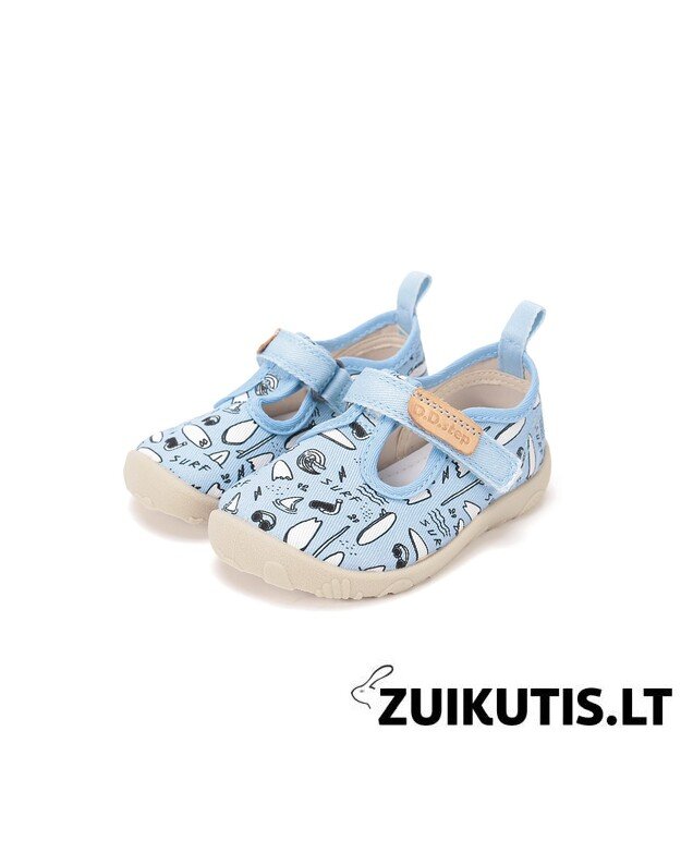 Barefoot canvas kambariniai batai 20-25 d. C086-61137A 6