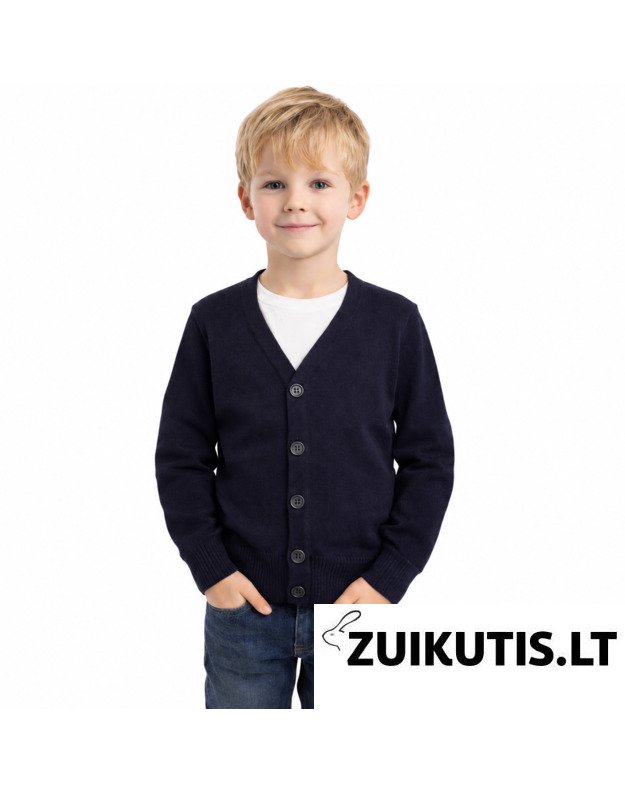 Mėlynas megztinis 128-164  Unisex 