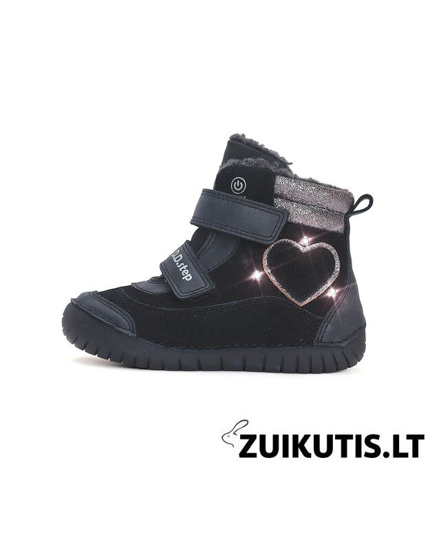 LED Batai su dirbtinio kailio pamušalu 31-36 d. W050-42707CL 6