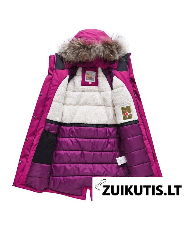 Valianly violetinė žieminė striukė/paltas mergaitei 9340_128-158