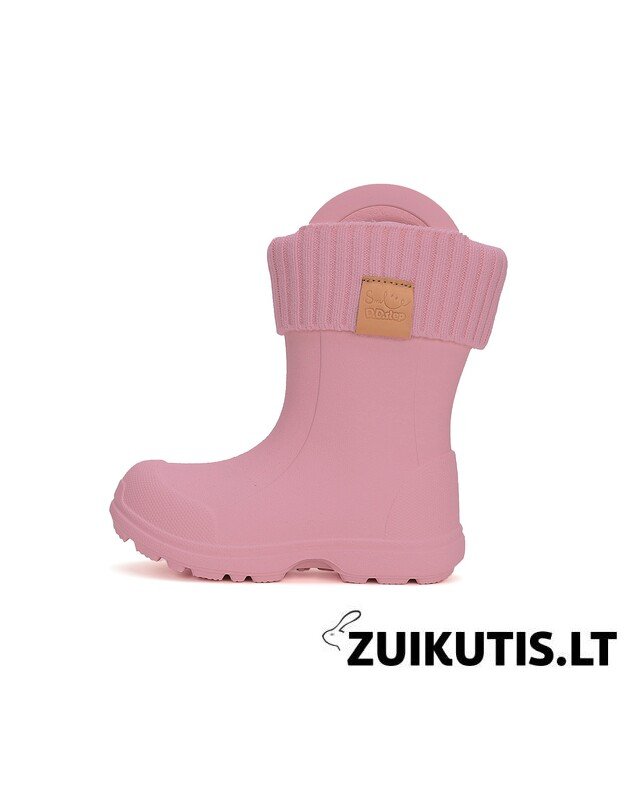 Rožiniai guminiai batai su i&scaron;imama kojine 22-33 d. I106-42308