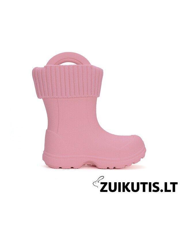 Rožiniai guminiai batai su i&scaron;imama kojine 22-33 d. I106-42308 1