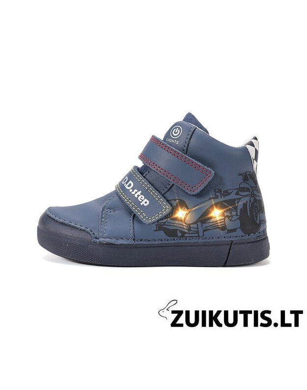 Mėlyni LED batai 25-30 d. A068-62454AM 2