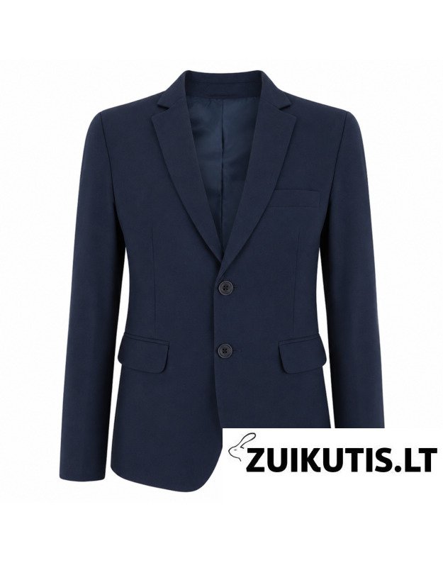 116-152 cm klasikinis mėlynas siaurintas &scaron;varkas vaikinams į mokyklą SLIM 1