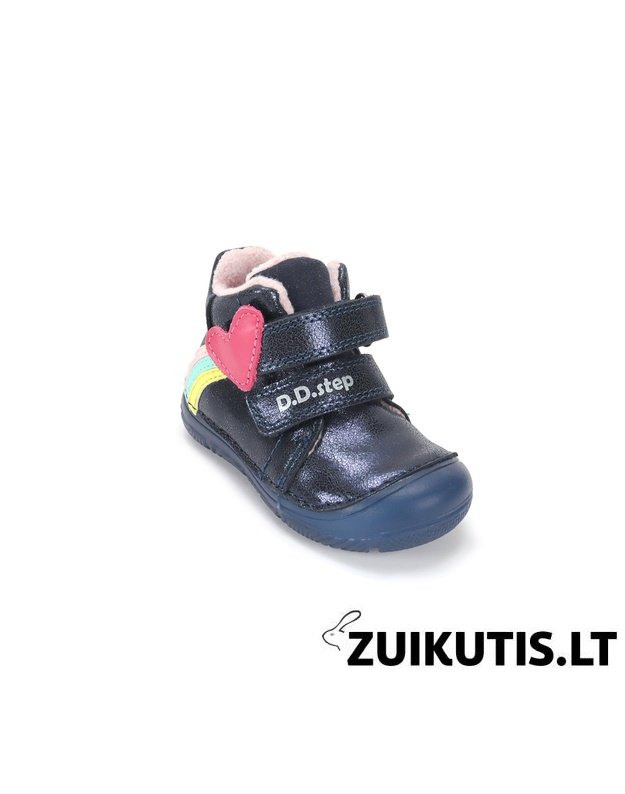 Tamsiai mėlyni batai su plonu pa&scaron;iltinimu 26-31 d. A082-62750M