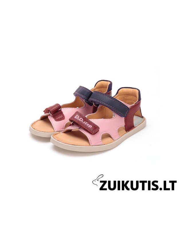 Rožinės barefoot basutės 20-25 d. G076-51334B