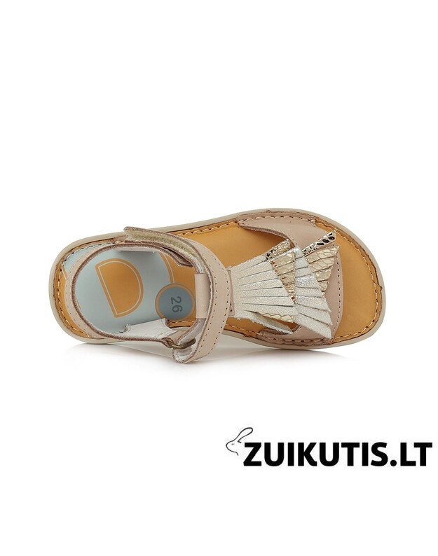 Kreminės barefoot basutės 26-31 d. G076-323M 3