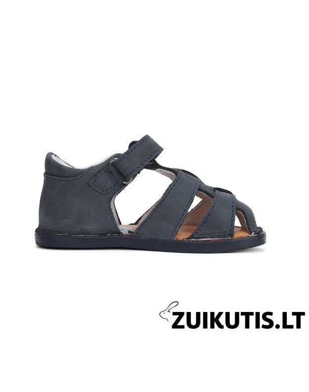 Tamsiai mėlynos barefoot basutės 26-31 d. G076-41942M 2