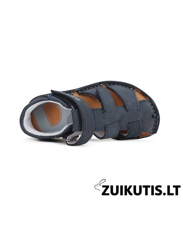 Tamsiai mėlynos barefoot basutės 26-31 d. G076-41942M 3