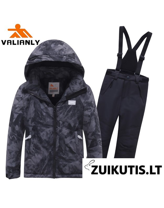 Valianly juoda žieminė striukė/paltas berniukui 9681_122-152
