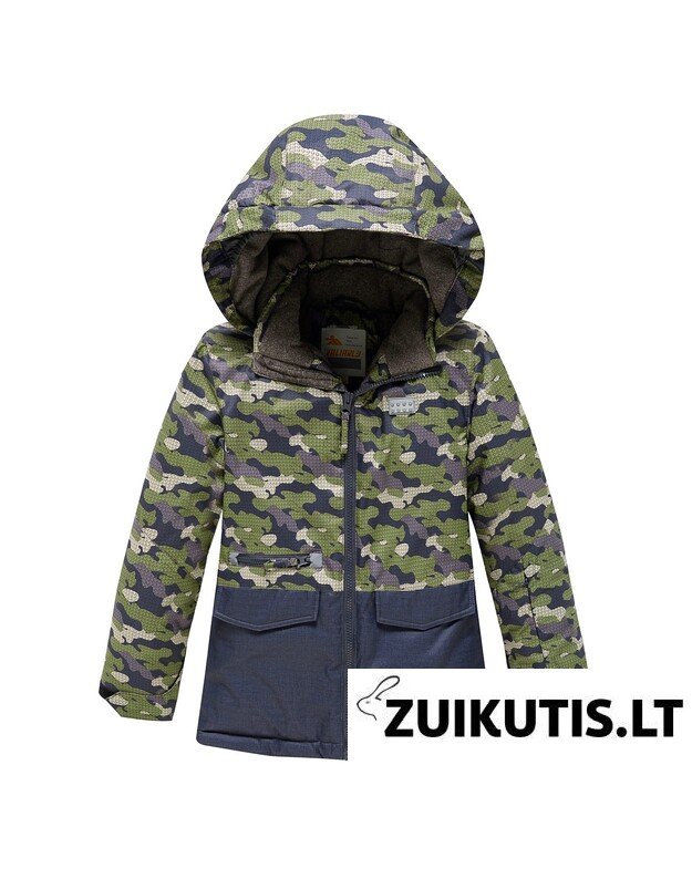 Pilkas 2 dalių žieminis VALIANLY kombinezonas 110-140 1