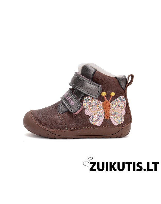 Barefoot batai su dirbtinio kailio pamu&scaron;alu 20-25 d. W070-42522A