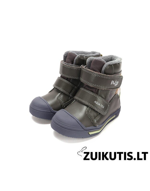 Khaki vandeniui atsparūs batai 22-27 d. DA06-6-2143 5