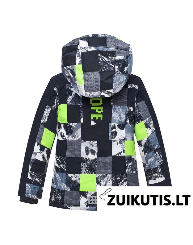 Pilkas 2 dalių Valianly žieminis kombinezonas 128-158 5