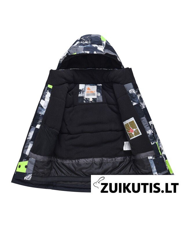 Pilkas 2 dalių Valianly žieminis kombinezonas 128-158 6