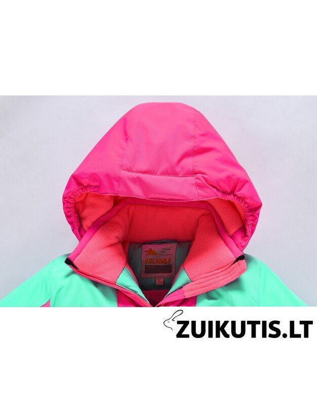 2 dalių rožinis Valianly žieminis kombinezonas 128-158 8
