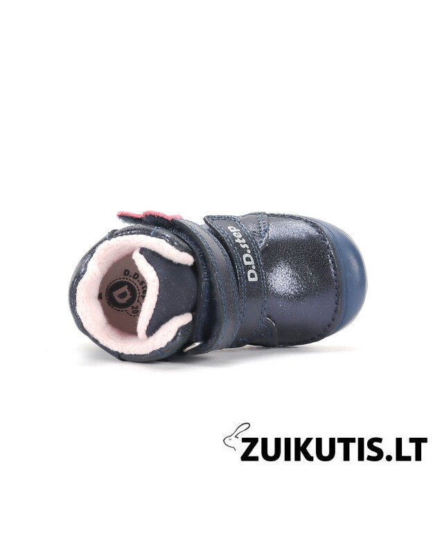 Tamsiai mėlyni batai su plonu pa&scaron;iltinimu 26-31 d. A082-62750M 7