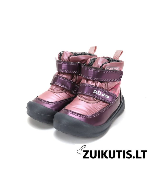 Rožiniai vandeniui atsparūs batai 28-33 d. P104-62375L