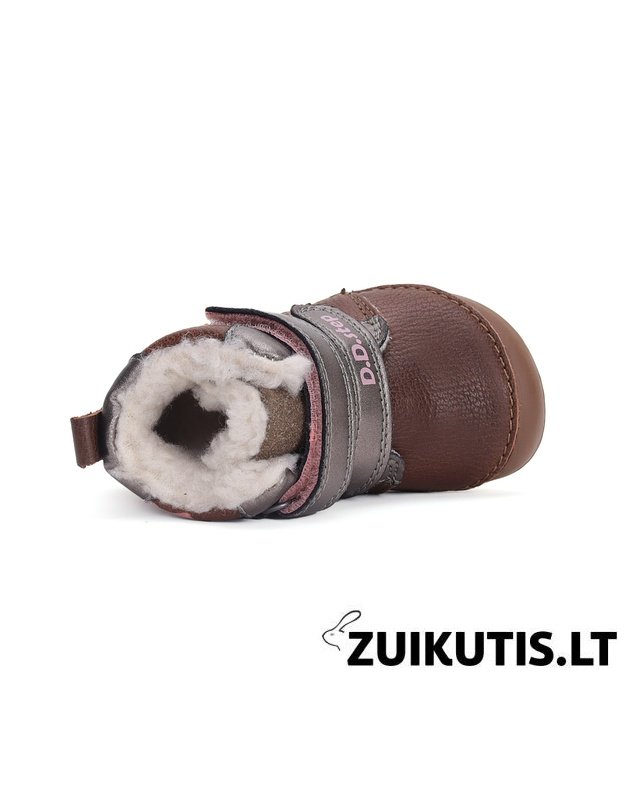 Barefoot batai su dirbtinio kailio pamu&scaron;alu 20-25 d. W070-42522A
