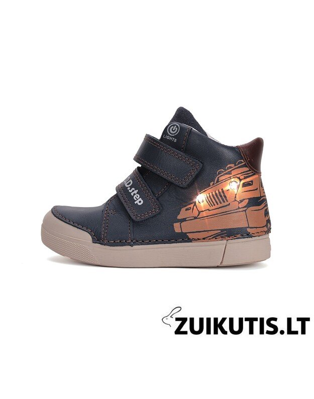 Tamsiai mėlyni LED batai 25-30 d. A068-52151AM 1