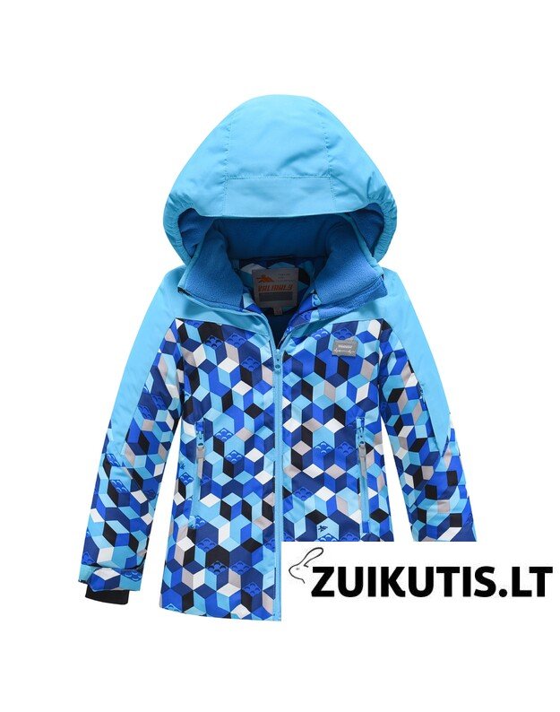 Mėlynas 2 dalių Valianly žieminis kombinezonas 116-146 1 Mėlynas 2 dalių Valianly žieminis kombinezonas 116-146 1