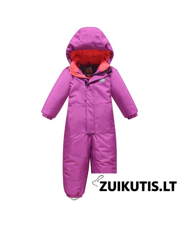 Vientisas rožinis žieminis VALIANLY kombinezonas 92-122