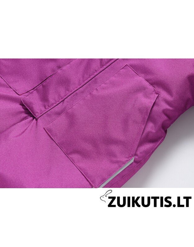 Vientisas rožinis žieminis VALIANLY kombinezonas 92-122 9