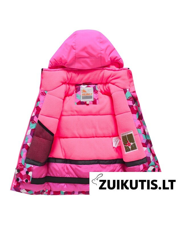 Violetinis 2 dalių Valianly žieminis kombinezonas 116-146 4 Violetinis 2 dalių Valianly žieminis kombinezonas 116-146 4