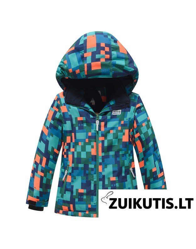 Žalias 2 dalių Valianly žieminis kombinezonas 146-176 10