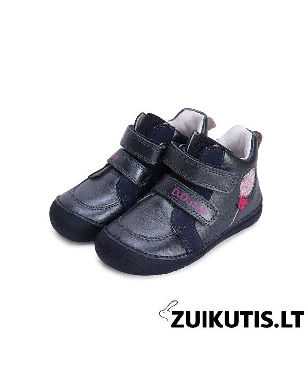 Barefoot tamsiai mėlyni batai 25-30 d. A063-42804M 2