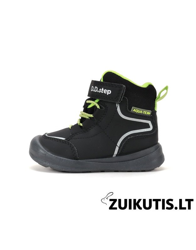 Juodi vandeniui atsparūs batai 22-27 d. P104-62468B