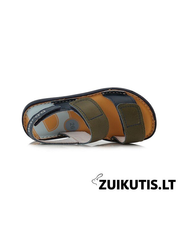 Tamsiai mėlynos barefoot basutės 26-31 d. G076-356AM 3