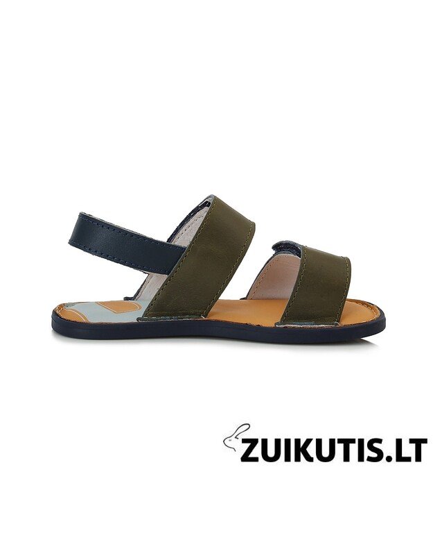 Tamsiai mėlynos barefoot basutės 26-31 d. G076-356AM 4