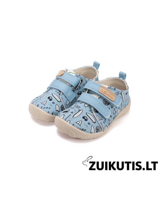 Barefoot canvas kambariniai batai 26-31 d. C086-61877M 7