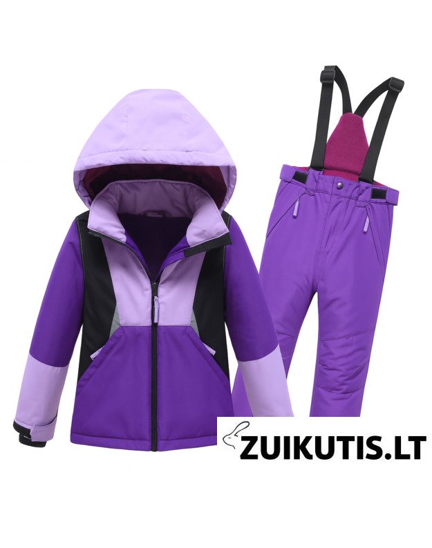 Violetinis 2 dalių Valianly žieminis kombinezonas 9516_purple Violetinis 2 dalių Valianly žieminis kombinezonas 9516_purple