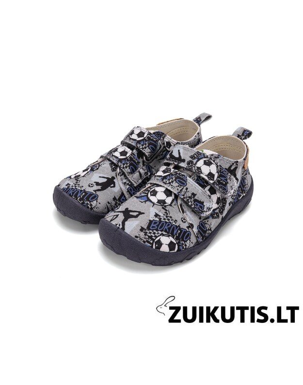 Barefoot canvas kambariniai batai 26-31 d. C086-62397BM 2