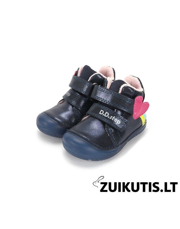 Tamsiai mėlyni batai su plonu pa&scaron;iltinimu 21-25 d. A082-62750 6