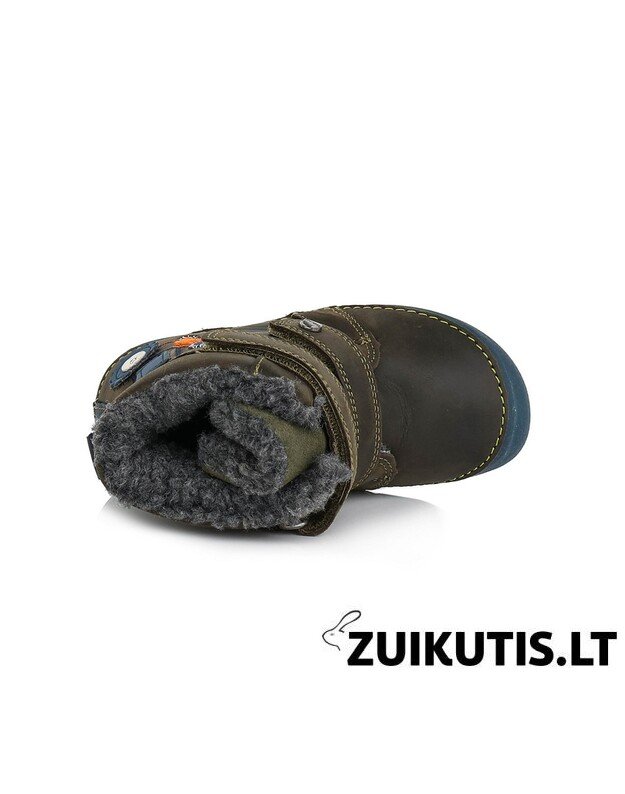 Barefoot batai su dirbtinio kailio pamušalu 25-30 d. W063-321M