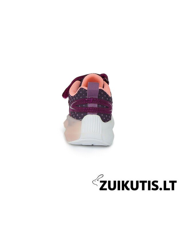 Violetiniai sportiniai LED batai 24-29 d. F61275EM